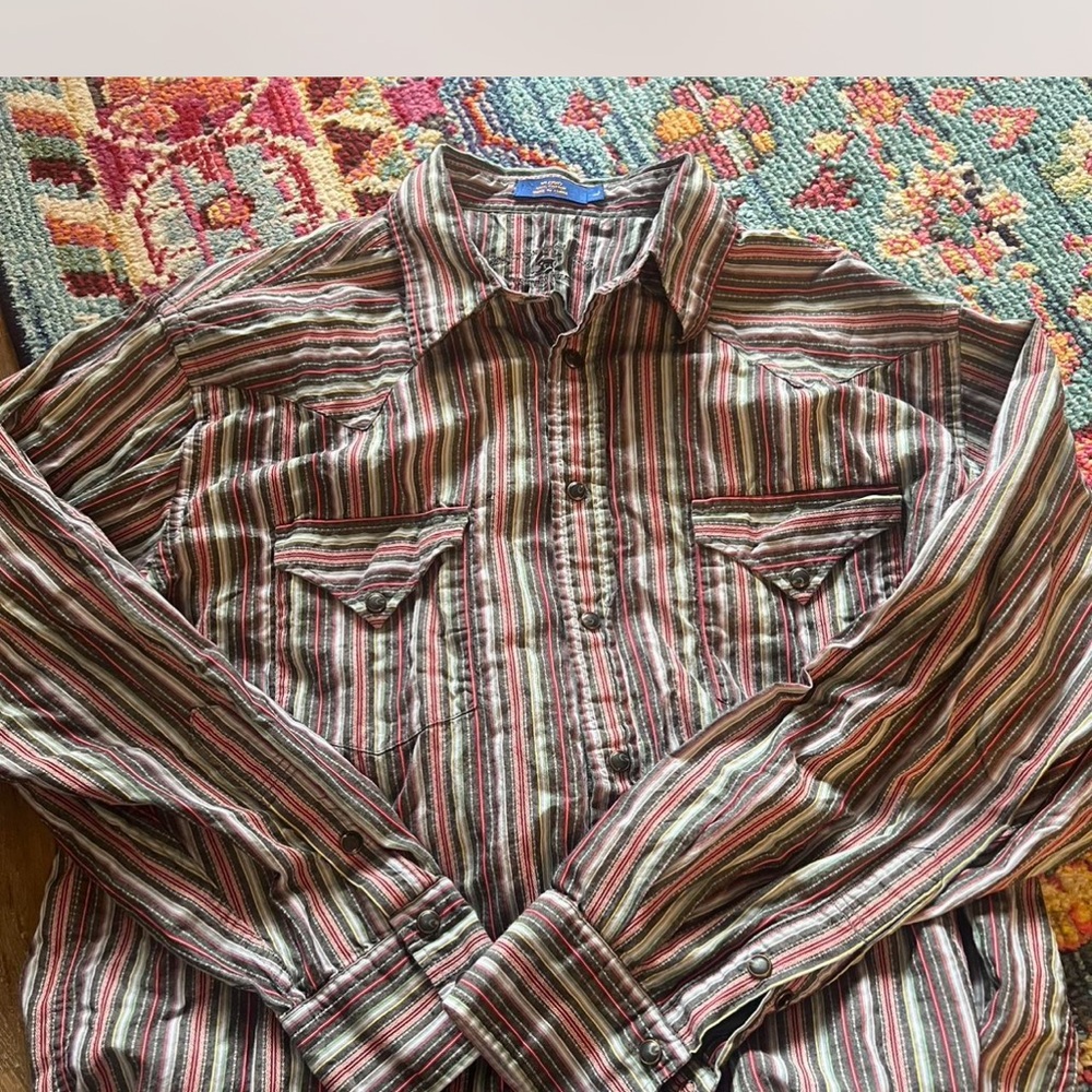 Pendleton Men's Multicolor Striped Button Down Shirt